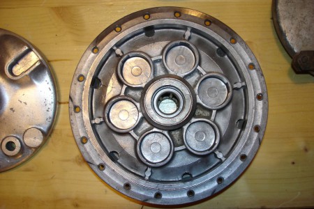 Hinterrad: Nabenkörper gereinigt