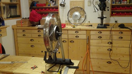 Hinterrad zentrieren